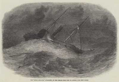 The Royal Adelaide, Steam-Ship, on her Passage from Cork to London by Edwin Weedon